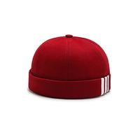 Ailan Mode Skullcap Imprimer Rétro Chapeaux De Marin INS Style Chaud Docker Caps Brimless Réglable Couleur Unie Chapeau Danse