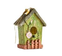 Ailan Nid d'oiseau Rustique en Forme de pour Colibri : Alliant fonctionnalité et Style, il embellit Tout Espace extérieur avec Une Touche Naturelle. Abri pour Oiseaux, Vert