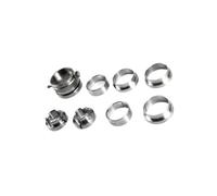 Ailan Outil de réparation d'horloger Comprenant Une Base rotative et Sept Supports, en Acier Inoxydable. Indispensable pour l'entretien des mouvements de