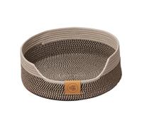 Ailan Panier-lit en Corde de Coton tressée pour Chat, nid Douillet et Confortable pour l'intérieur, idéal pour Les Amoureux des Chats. Ce Panier-lit est Une Niche pour, Brun, 35 cm