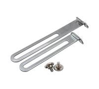 Ailan Pied presseur pour point noué, ourleur, guide de reliure pour machines à coudre domestiques, installation facile, positionnement latéral, pièces détachées, 10 x 1.2 cm