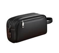 Ailan Pochette pour Homme en Cuir PU, Portefeuille de Poignet Multifonctionnel, Petit Sac à Main, Rangement Pratique pour Tous Vos Essentiels, y Compris, Noir avec Serrure