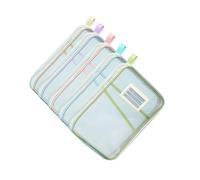 Ailan Pochettes à Documents à Trois Compartiments pour Organiser Facilement différents sujets. Les Pochettes de classement A4 pour Bureaux sont dotées d'une Poche pour étiquette facilitant