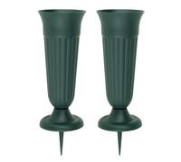 Ailan Porte-fleurs pour tombes, décorations de jardin extérieures légères et faciles à utiliser pour créer des compositions florales commémoratives permettant d'exprimer ses pensées et ses