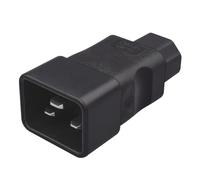 Ailan Prise de Conversion de Puissance 16A C20 à C13 Connecteur mâle à Femelle Haute conductivité Durable Broche Remplacement Trois connecteurs d'adaptateur IEC 320 C20 mâles horizontaux
