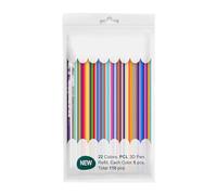 Ailan Recharges de Filament de Stylo 3D, 110 pièces, PCL, 22 Couleurs, pour la créativité, recharges de démarrage pour 3Doodler, Plastique, 110 pièces