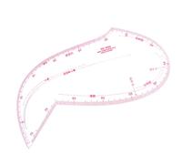 Ailan Règle courbe française en plastique rigide, règle multifonctionnelle, confortable pour la couture, le quilting et le patron de dessin multifonctionnel.