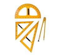 Ailan Règle multifonctionnelle pour les mathématiques et la géométrie, avec de grands chiffres, facile à utiliser, idéale pour les enseignants et professeurs. Outil de dessin mathématique et