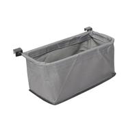 Ailan Sac de Rangement Pliable en Tissu Oxford pour Chariot de Courses, Facile à Installer et Robuste pour Une Utilisation à Long Terme, Gris, 40x18x20cm