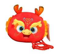 Ailan Sacoche bandoulière pour Fille, résistante, Tendance et Unique, avec Broderies Amusantes et Peluche pour Petits Objets. Conçue comme Un Sac bandoulière avec Fermeture éclair. Idéale pour Les