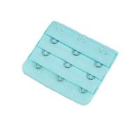 Ailan Sangle d'extension rallonges de soutien-gorge boucle 3 crochets femmes crochets de soutien-gorge boutons pratiques longueur réglable 3 rangées de sous-vêtements, bleu brillant