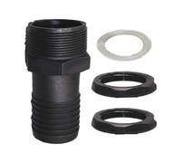 Ailan Solution Anti-débordement pour barils de Pluie, raccord de buse Tuyau, Adaptateur Tuyau, réservoir IBC et Durable, barils Conduit, buse Pluie, etc. Réservoir IBC pour réservoirs, 50mm