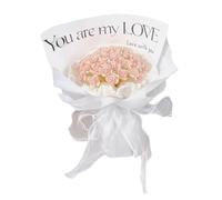 Ailan Superbe Bouquet de Fleurs en Papier d'emballage, Centre de Table, Ajoutez la grâce à Tout événement. Un Bouquet Roses Magnifiquement emballé est Un Cadeau pour la mère. Cadeau fête des, Rose