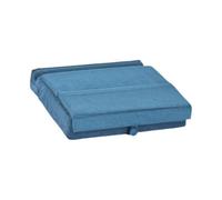 Ailan Support de Tablette Multi-Angles avec Coussin et Rangement Pratique pour Accessoires. Détendez-Vous à Tout Moment grâce à ce Support Pliable et Portable Multi-Angles, Bleu, 30 x 28 x 6 cm