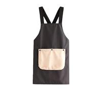 Ailan Tablier imperméable 2 en 1 avec poches, idéal pour la cuisine et le jardinage. Serviette de cuisine incluse. Convient Pour aux femmes et Pour aux, noir