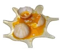 Ailan Œuf Jaune avec Poche cassée Amusante, piège réglable, Jouet créatif en Forme d'œuf brisé, Surprise pour la fête des Enfants