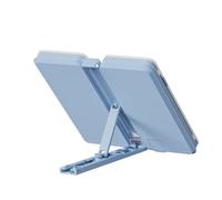 Ailan Une Trousse à avec Support, Une Trousse de Grande capacité et Un Crayon Pliable utilisé comme étagère pour Organiser Les Trousses à, Bleu