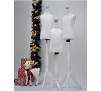 AILANT Mannequin de couture enfant (3.5 m - 1 Year 44/42/48 cm) - Blanc - Styrofoam - Enfants (3.5 mois - 12 ans) - Unisex