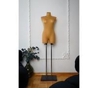 AILANT Mannequin de Couture Femme, Mannequin Tailleur féminin, Housse Beige (S/M)