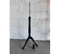 AILANT Support en Bois, Bois tourné, Pied en hêtre avec Connexion de Cou pour Mannequin, Accessoires pour Mannequin (Black Wood, 101 cm)