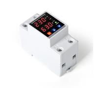 Ailao Parafoudre Les surtensions Rail DIN Parafoudre et Surtension AC 230V 40A LED Parafoudre Arrêt Automatique en Cas de surtension et redémarrage, Protection Domestique Contre Les surtensions.