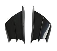 Aile Aérodynamique KIMISS, Aileron Latéral de Moto Carénage Avant Ailes Aérodynamiques pour NINJA400 NINJA250 Z900 Z1000(Noir brillant)