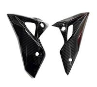 Aile aérodynamique Moto Protection Latérale D'échappement for Moto Kawasaki Z800 2013-2016 Couvercle De Carter D'huile Inférieur Carénage Cache Panneau latéral(Carbon Fiber Color)