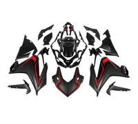 Aile Aérodynamique pour CBR500R 2019 2020 2021 Accessoires De Moto Carénages Kit De Carrosserie Peinte par Injection en Plastique ABS Carénage(Style C)