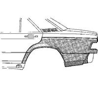 Aile arrière gauche pour Mercedes 190 (W201)