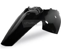 Aile arrière + plaques latérales intégrées Polisport noir adaptable sur KTM
