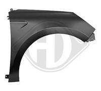 Aile avant droite DIEDERICHS Noir Acier pour Voiture Compatible avec RENAULT Clio V 3/5 portes (BF)