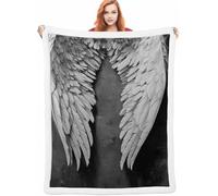 Aile Couverture Lestée 130x150cm, Gris Chaise Blankets, Douce Chaude Hiver Couvertures de Canapé et Grand Plaids Chaude et Douillet, Fleece Blanket pour Chambre à Coucher, Salon, Bureau, Cadeau A-3291