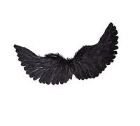 Aile d'ange de, accessoires de déguisement pour adultes accessoires de fête grande aile 3D pour le spectacle de cosplay de fête de mascarade, noir