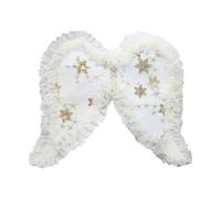 Aile de fées en tulle réutilisable avec étoiles scintillantes - Accessoire pour spectacles de théâtre pour enfants, photographie, photographie réutilisable avec ceintures réglables