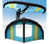 Aile De Planche à Voile Portative, Voile De Surf avec FenêTre, 4 M², 5 M², 6 M², Voile De Windsurf à Main De Qualité Professionnelle pour Adultes, pour Windsurf, Kitesurf Et Sports De Glisse(4m²)