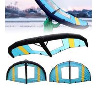 Aile de surf gonflable pour entraînement de kitesurf, ailes à vent portatives avec fenêtre, comprend un gonfleur et un kit de réparation, idéal pour les adultes débutants