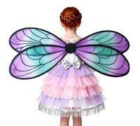 Aile d'insecte brillante - 73 x 37 cm, pièce arrière avec sangle flexible, accessoire novateur pour habiller | Festival, célébration, séance photo à thème, jeu scolaire, Halloween, cadeau de