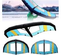 Aile gonflable pour kitesurf et planche à voile, design portable portable avec fenêtre, idéal pour les amateurs de surf et les aventures de sports nautiques