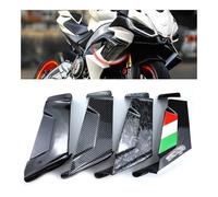 Aile Latérale Becquet pour RS660 pour pour Tuono 660 RS 2021 2022 2023 Aile De Carénage Supérieure Moto Laisser Becquet Avant en Plastique ABS(Black)