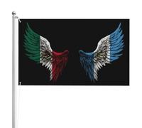 Aile Mexique Et Guatemala Drapeau Maison Éclatantes Drapeaux Décoratif Bannière Cour 90X150Cm Pour Fêtes Clubs Porte