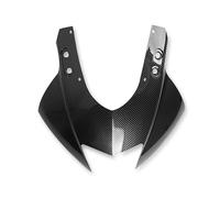 Aile Moto Carénage pour YZFR3 pour YZFR25 2019-2024, Couvercle Capot Phare, Style Amélioré, Petits Yeux, Nez Avant, Carénage Supérieur du Capot(Carbon Fiber Look)