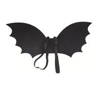 Aile Noire, Aile de Chauve-Souris pour Les Enfants âgés de 6 à 15 Ans Black 26, 4x12.6 Costume Chauve -Times avec Un Costume Bracelet ajusté pour Enfants pour Halloween Haby Up Party Cosplay