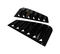 Aile pour pour Golf 4 MK4 1997-2006 Fenêtre Latérale Arrière Aveugle Triangle Arrière Spoiler De Fenêtre Louvre Obturateur Couvercle Spoiler De Coffre(Gloss Black)