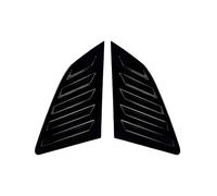 Aile Queue Voiture Autocollant pour Pare-Soleil Arrière Voiture pour A3 S3 8V Hatchback 2014-2020 Volet Ventilation Latéral Triangulaire Aileron Coffre ArrièRe(Noir)