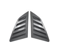 Aile Queue Voiture Autocollant pour Pare-Soleil Arrière Voiture pour A3 S3 8V Hatchback 2014-2020 Volet Ventilation Latéral Triangulaire(Carbone)