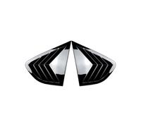 Aile Queue Voiture Autocollant pour Pare-Soleil Arrière Voiture pour BMW X4 F26 2014-2018 Volet De Ventilation Latéral Triangulaire(Noir)