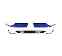 Aile Queue Voiture pour Accord 10TH 2018-22 Diffuseur Pare-Chocs Arrière + Couvercle Becquet Latéral Blanc Garniture Plaque Protection Séparateur Spoilers ArrièRe Voiture(Bleu)