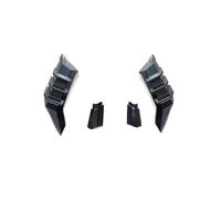 Aile Queue Voiture pour Civic 10th Hatchback FK4 FK7 2016-2021 Modification du Diffuseur Arrière Protection De Pare-Chocs Inférieur Tailfin Wing Toit ArrièRe(Noir)