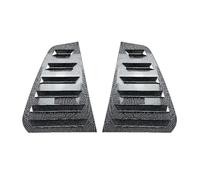 Aile Queue Voiture pour VW pour Golf 7 pour Golf 7.5 pour MK7 pour MK7.5 2014-2020 Triangle Arrière Fenêtre Louvre Côté 2 Pièces(Carbone)