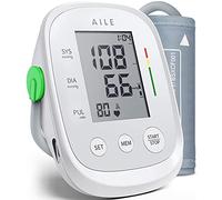 AILE Tensiometre Bras Professionnel Tensiomètre Bras Tensiometre Poignet, tensiometre brassard Tensionmetre Professionnelle Tensiomètre Brassard, Tensiomètres Manuel 8.7”-16.5”2 * 99 mémoire (Blanc)